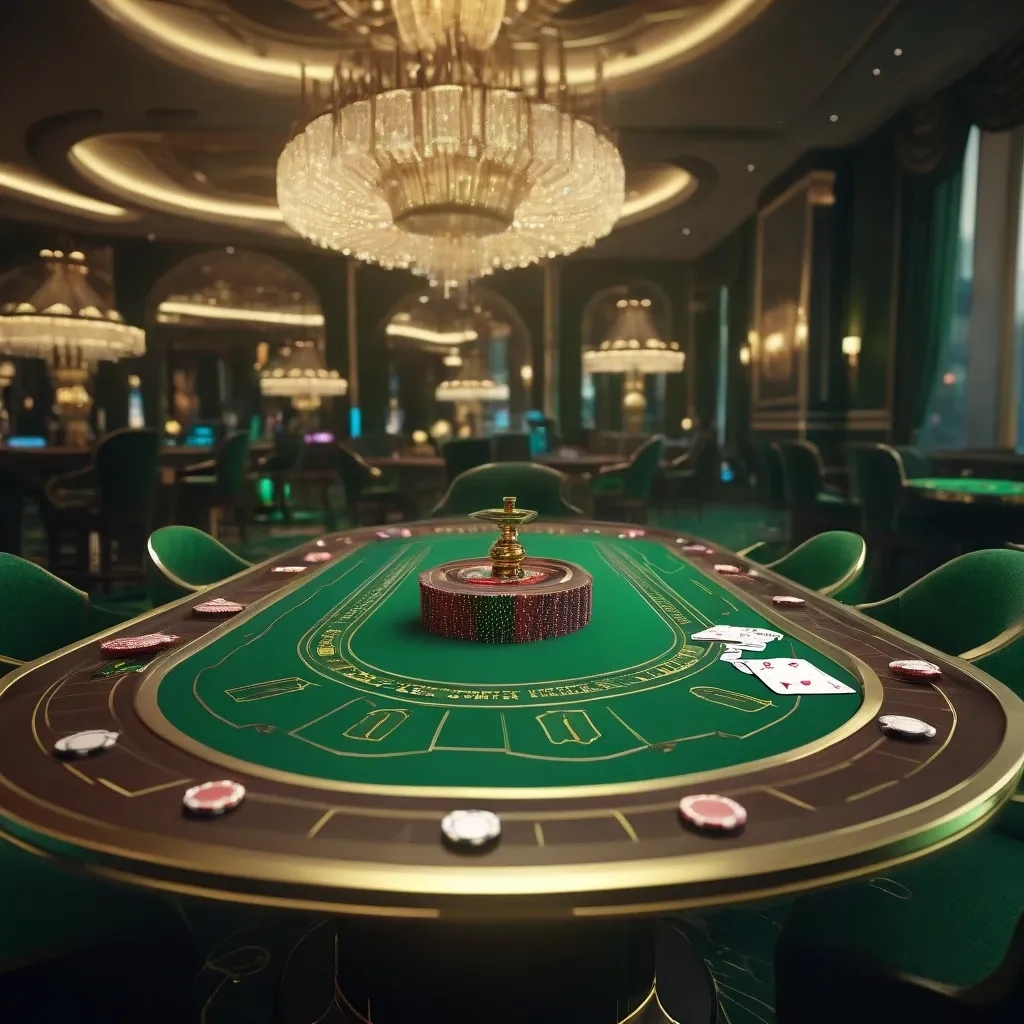 Casino table elegance