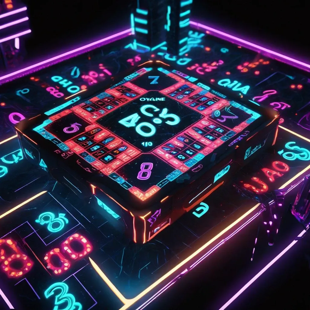 Craps Digital Neon Chaos
